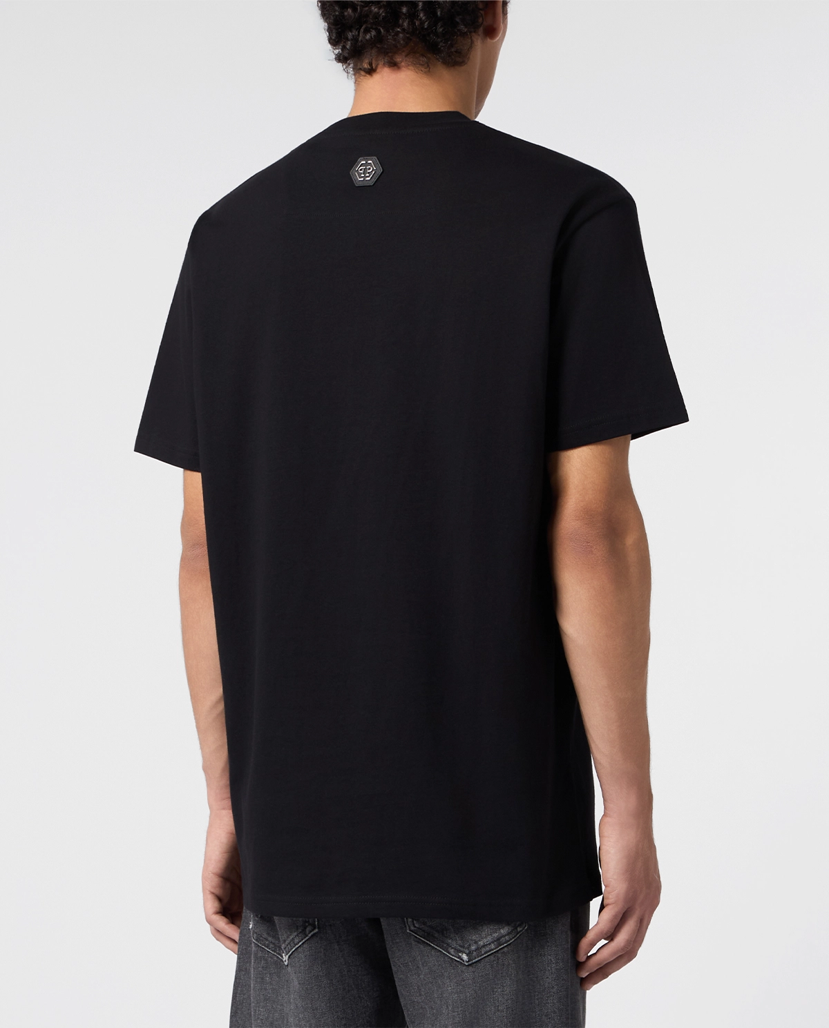 Czarny t-shirt Skull Monogram - Image #3
