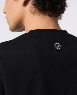 Czarny t-shirt Skull Monogram - Image #4