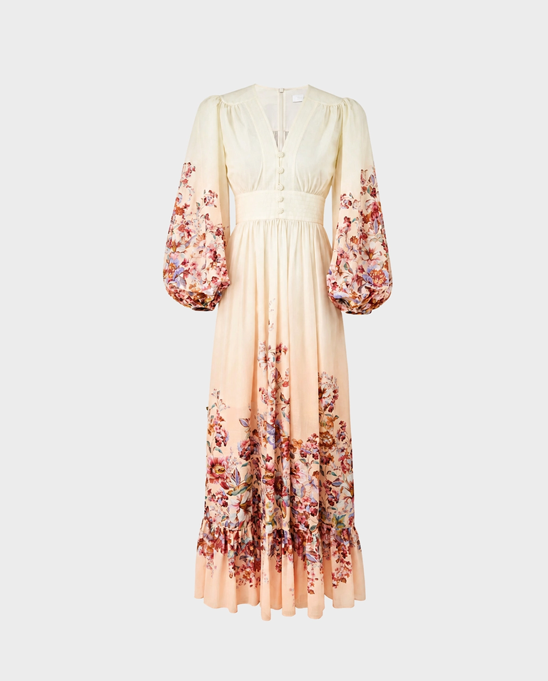 Sukienka z kwiatowym wzorem Awaken Plunge maxi