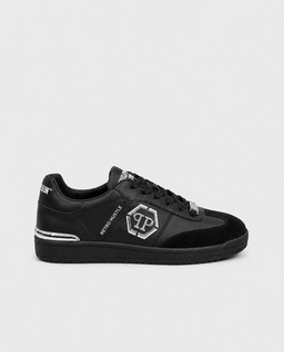 Czarne sneakersy Retro Hustle Bicolor - Image #0