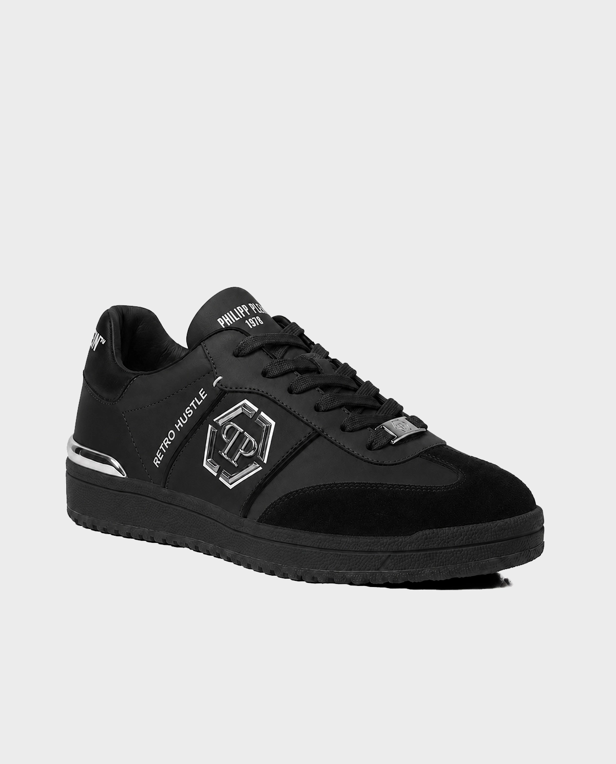 Czarne sneakersy Retro Hustle Bicolor - Image #2