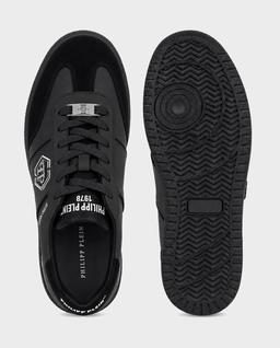 Czarne sneakersy Retro Hustle Bicolor - Image #4