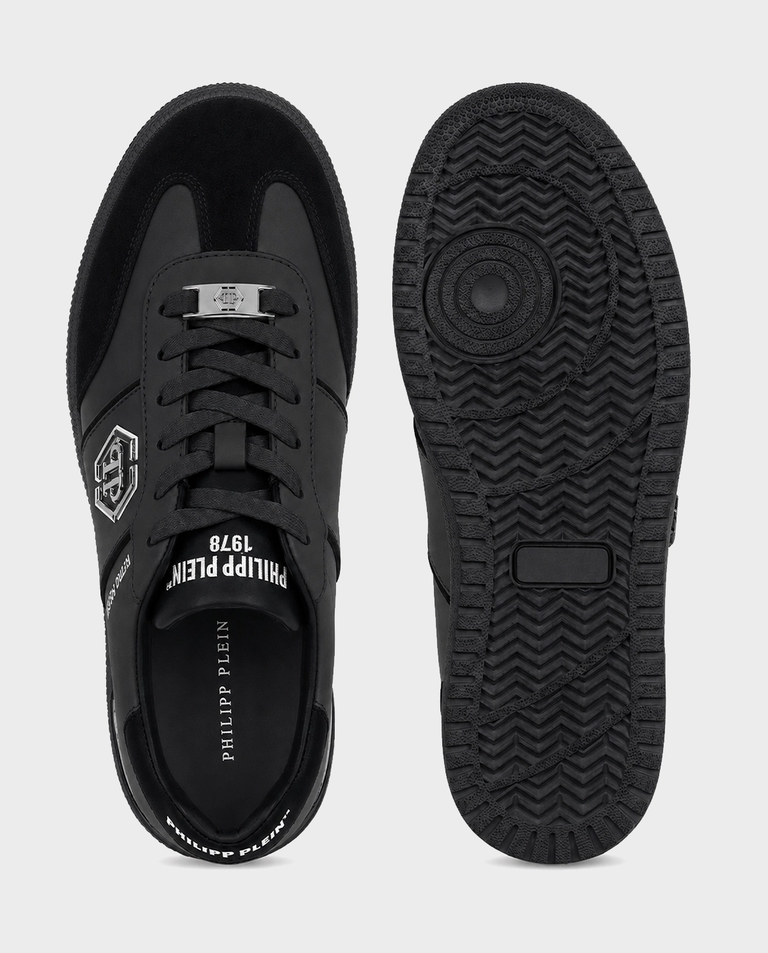 Czarne sneakersy Retro Hustle Bicolor - Image #4