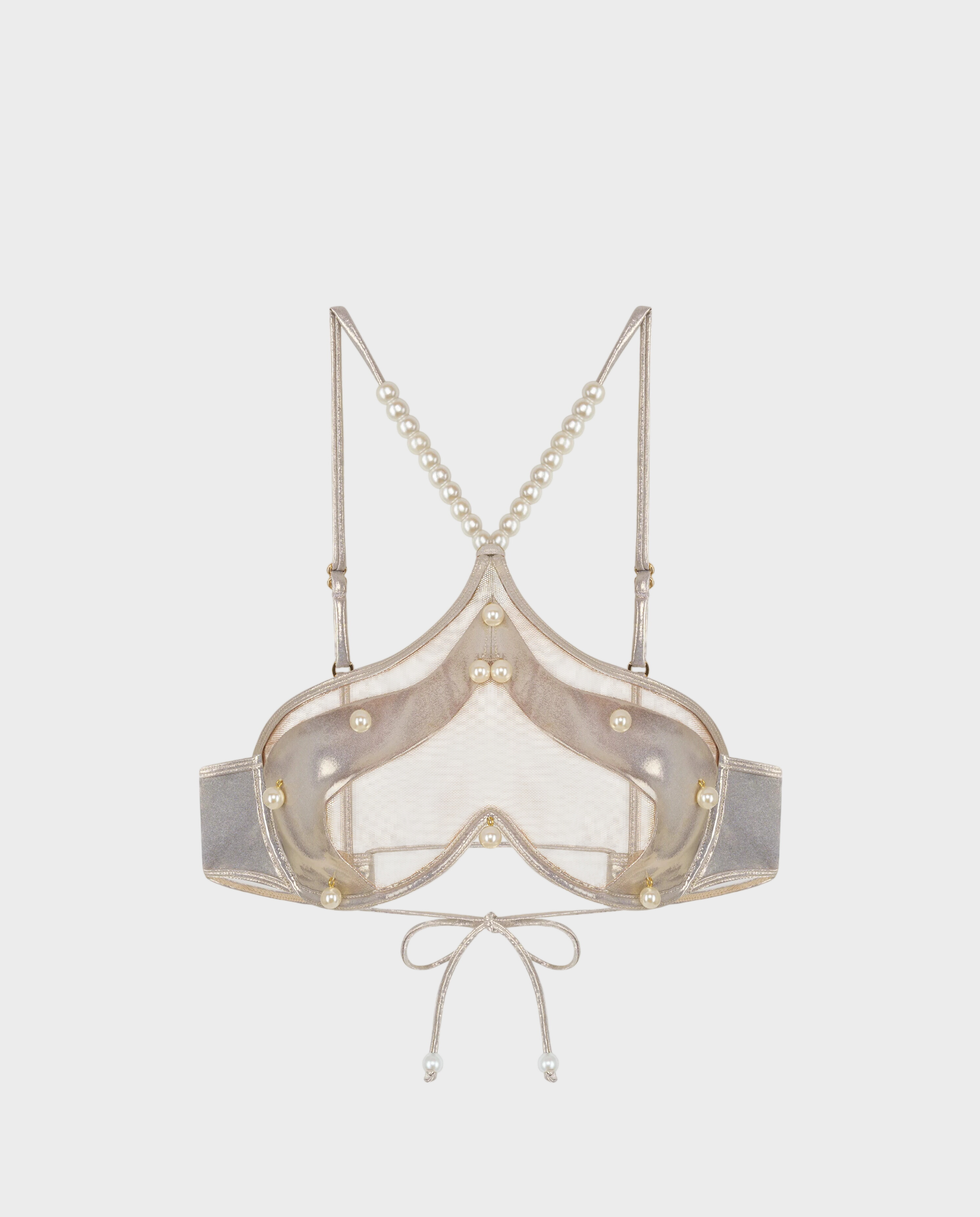 Złoty top od bikini Mia Gold - Image #0