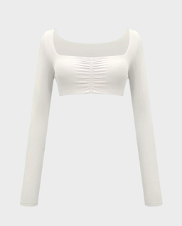 Kremowy top Long Sleeve - Image #0