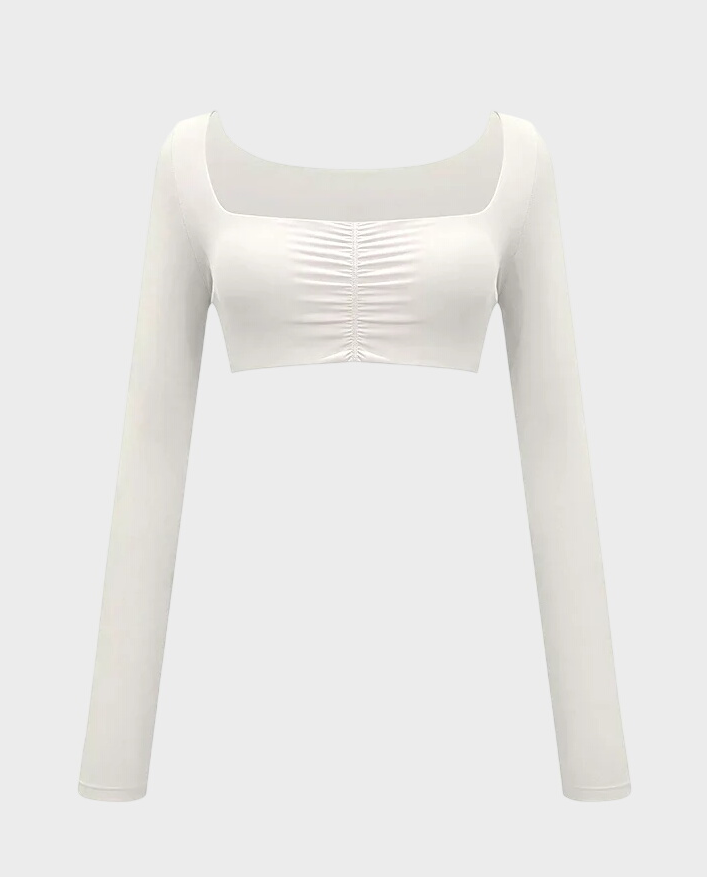 Kremowy top Long Sleeve