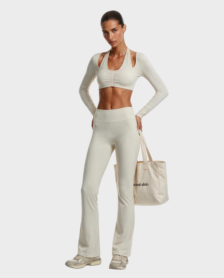 Kremowy top Long Sleeve - Image #2