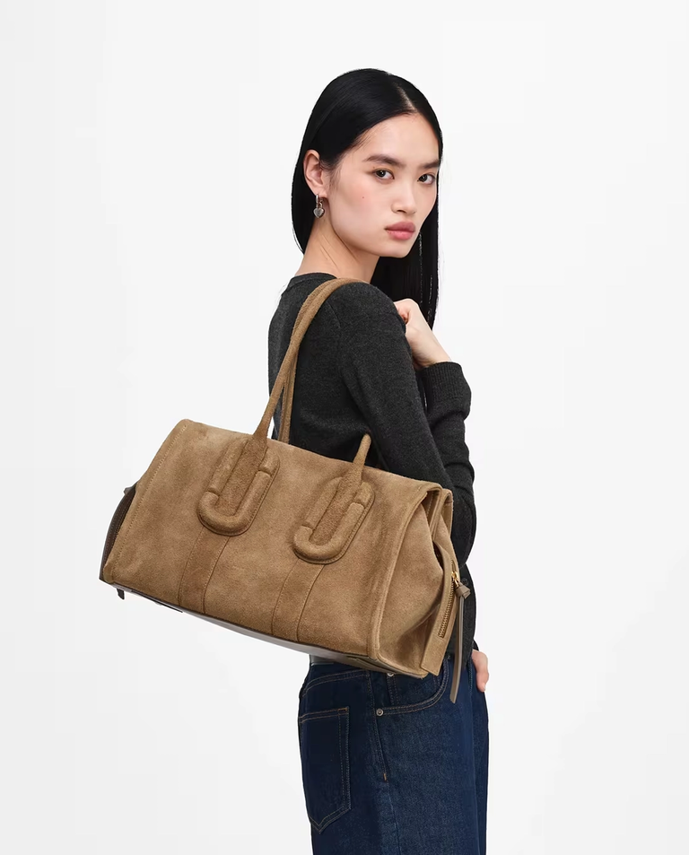 Zamszowa torebka Babe City Tote