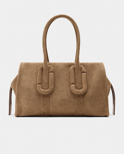Zamszowa torebka Babe City Tote - Image #2