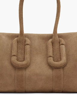 Zamszowa torebka Babe City Tote - Image #3