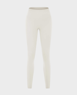Kremowe legginsy z wysokim stanem - Image #0