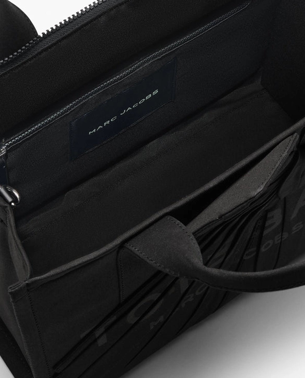 Czarna torba Bow Canvas Medium Tote - Image #4