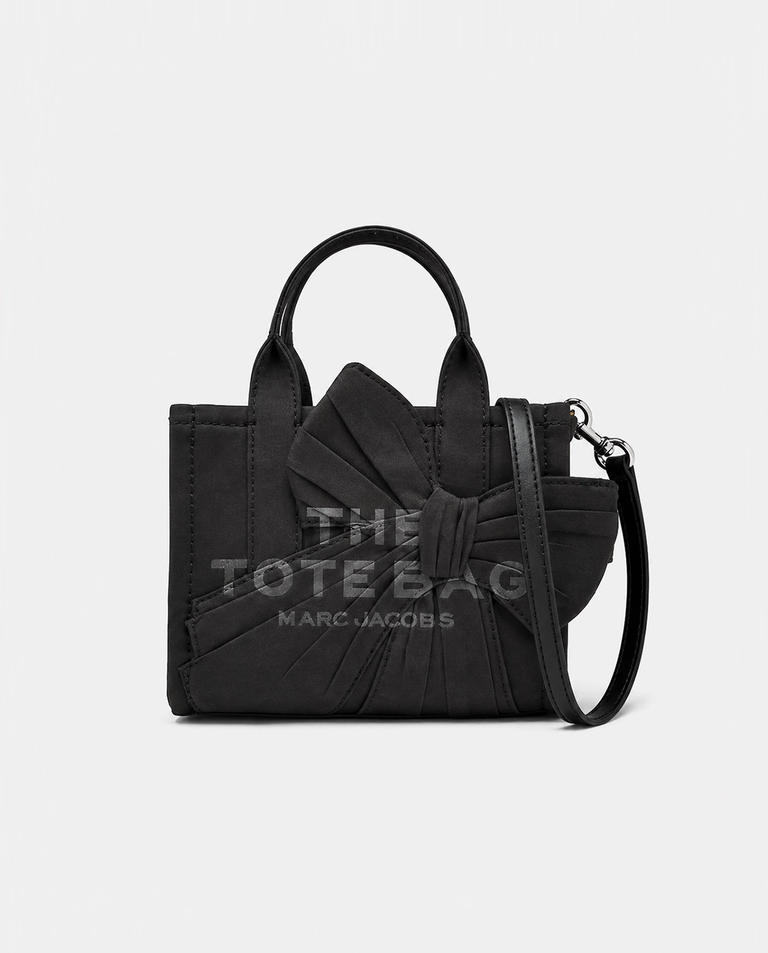 Czarna torba Bow Canvas Crossbody Tote