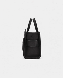 Czarna torba Bow Canvas Crossbody Tote - Image #1