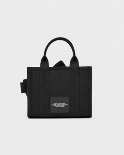 Czarna torba Bow Canvas Crossbody Tote - Image #3