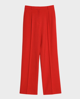 Czerwone spodnie z mieszanki wełny Odini - Image #0