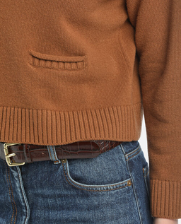 Brązowy sweter Conducente - Image #3