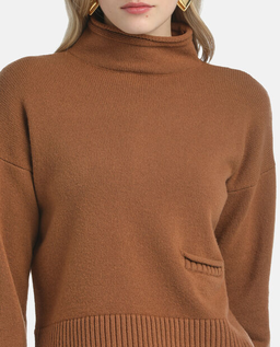 Brązowy sweter Conducente - Image #4