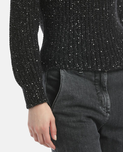 Czarny sweter Ciglia - Image #4