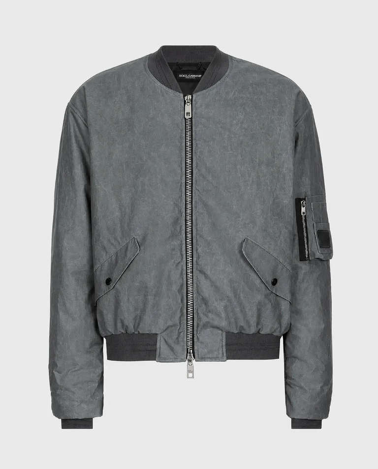 Zielona kurtka bomber