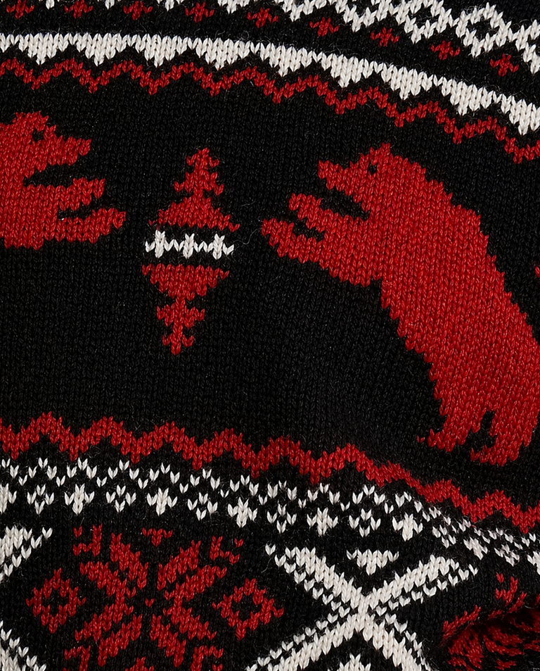 Czarny sweter z misiami - Image #4
