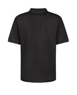 Czarna koszulka polo regular fit - Image #1