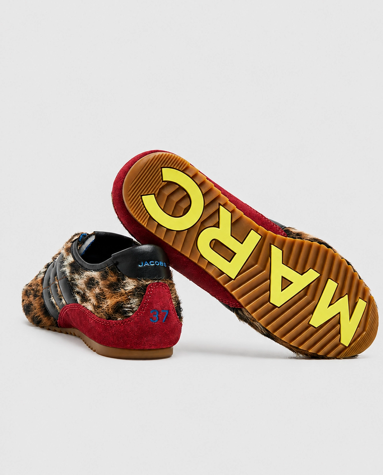 Sneakersy w panterkę 400 Bleecker Runner - Image #4