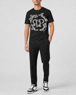 Czarny t-shirt Dollar Hexagon - Image #2