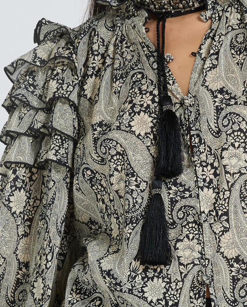 Bluzka z printem Vara Paisley - Image #2