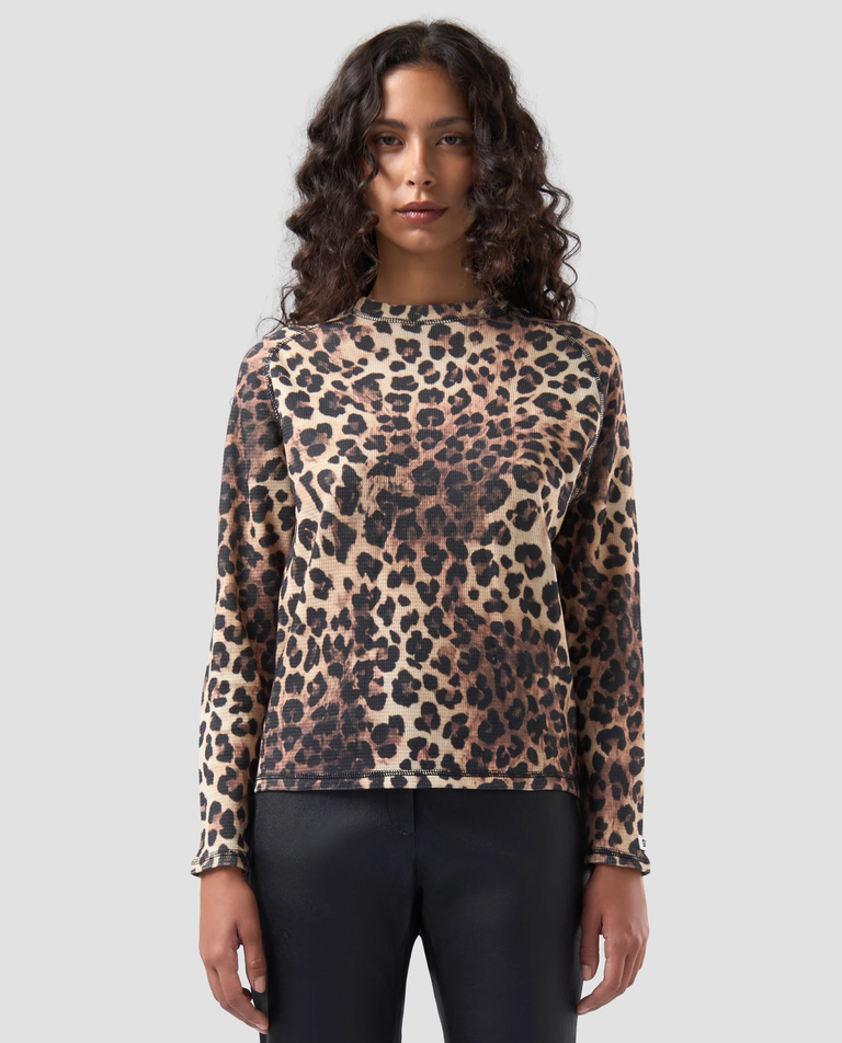 Bluza z wzorem w panterkę