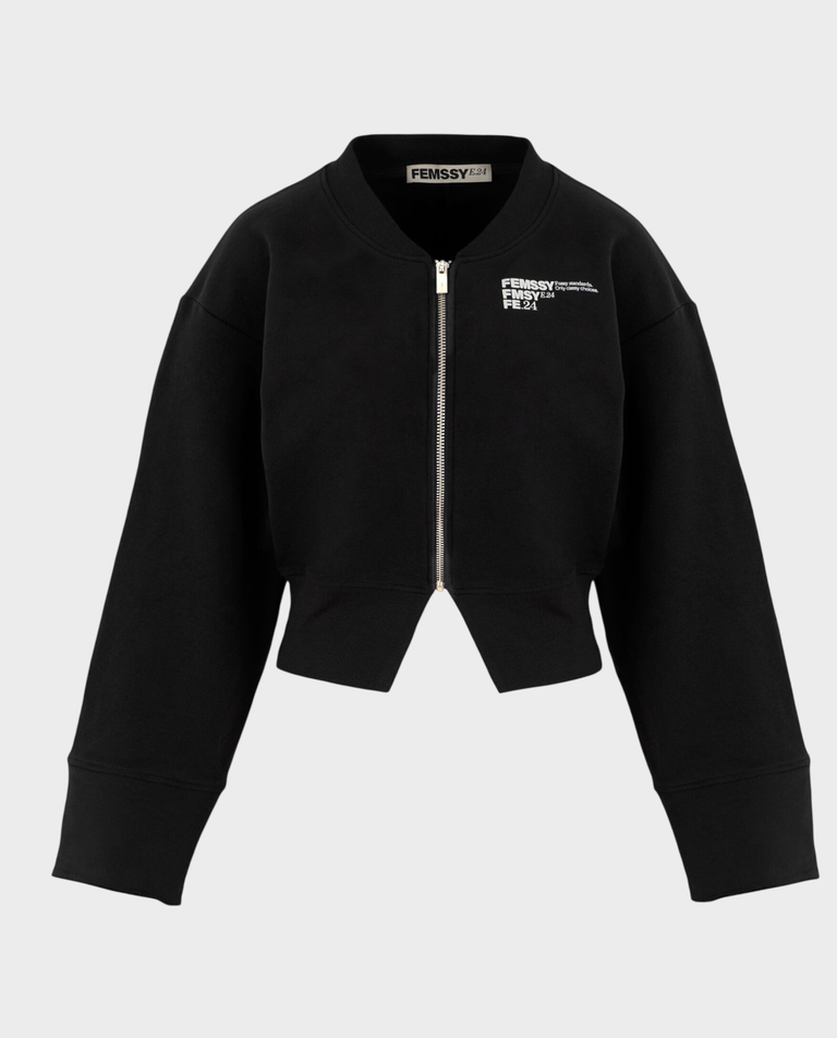 Czarna bluza Sculpt Zip Up