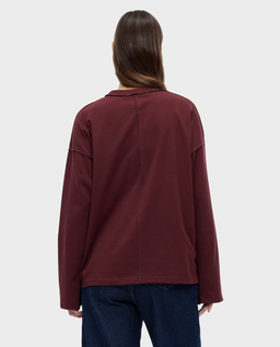 Burgundowy longsleeve Ava - Image #4