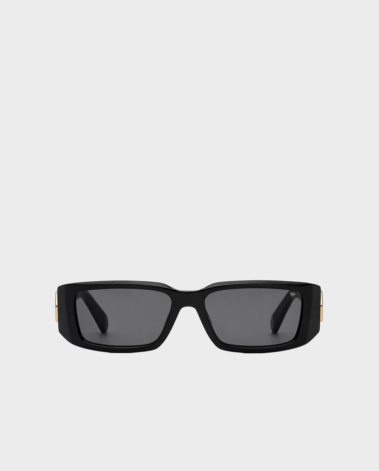 Czarne okulary przeciwsłoneczne Plein Icon Edge