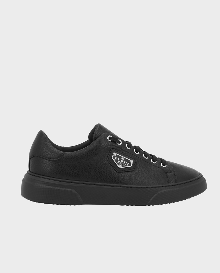 Czarne skórzane sneakersy Iconic