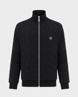 Czarna bluza z monogramem - Image #0
