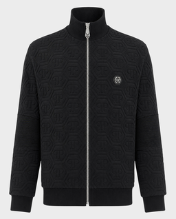 Czarna bluza z monogramem - Image #0