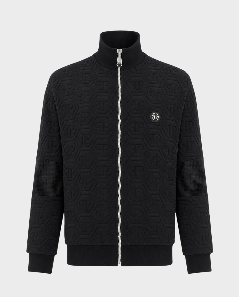 Czarna bluza z monogramem