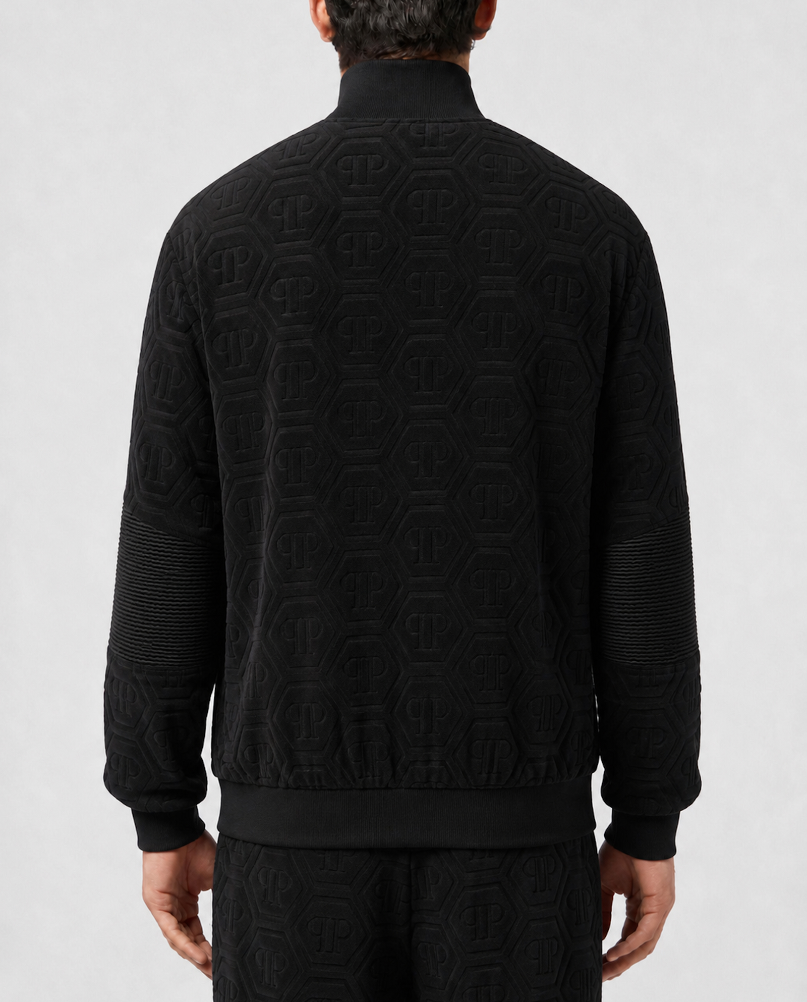 Czarna bluza z monogramem - Image #4