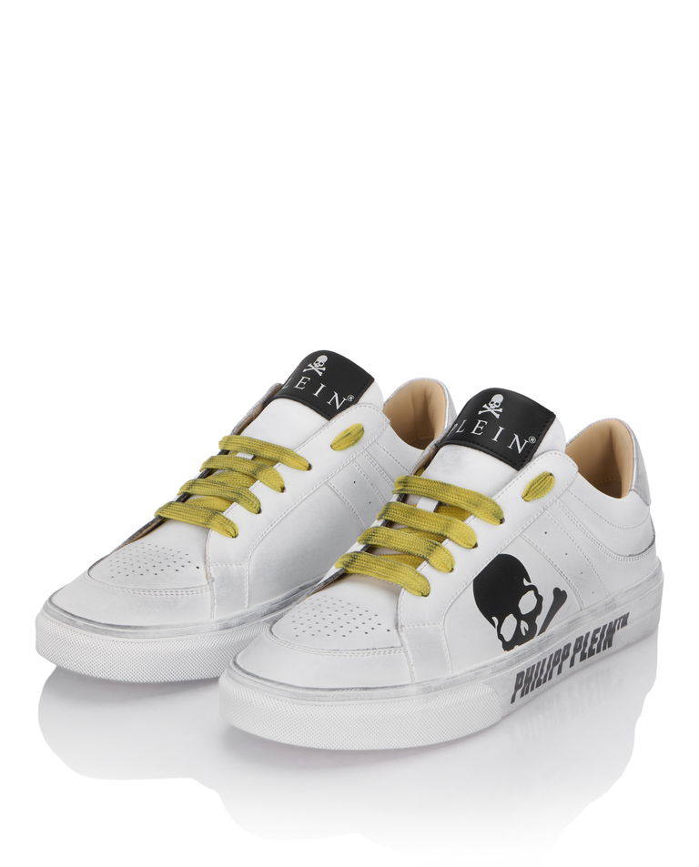Skórzane sneakersy z motywem czaszki Retrokickz TM - Image #2