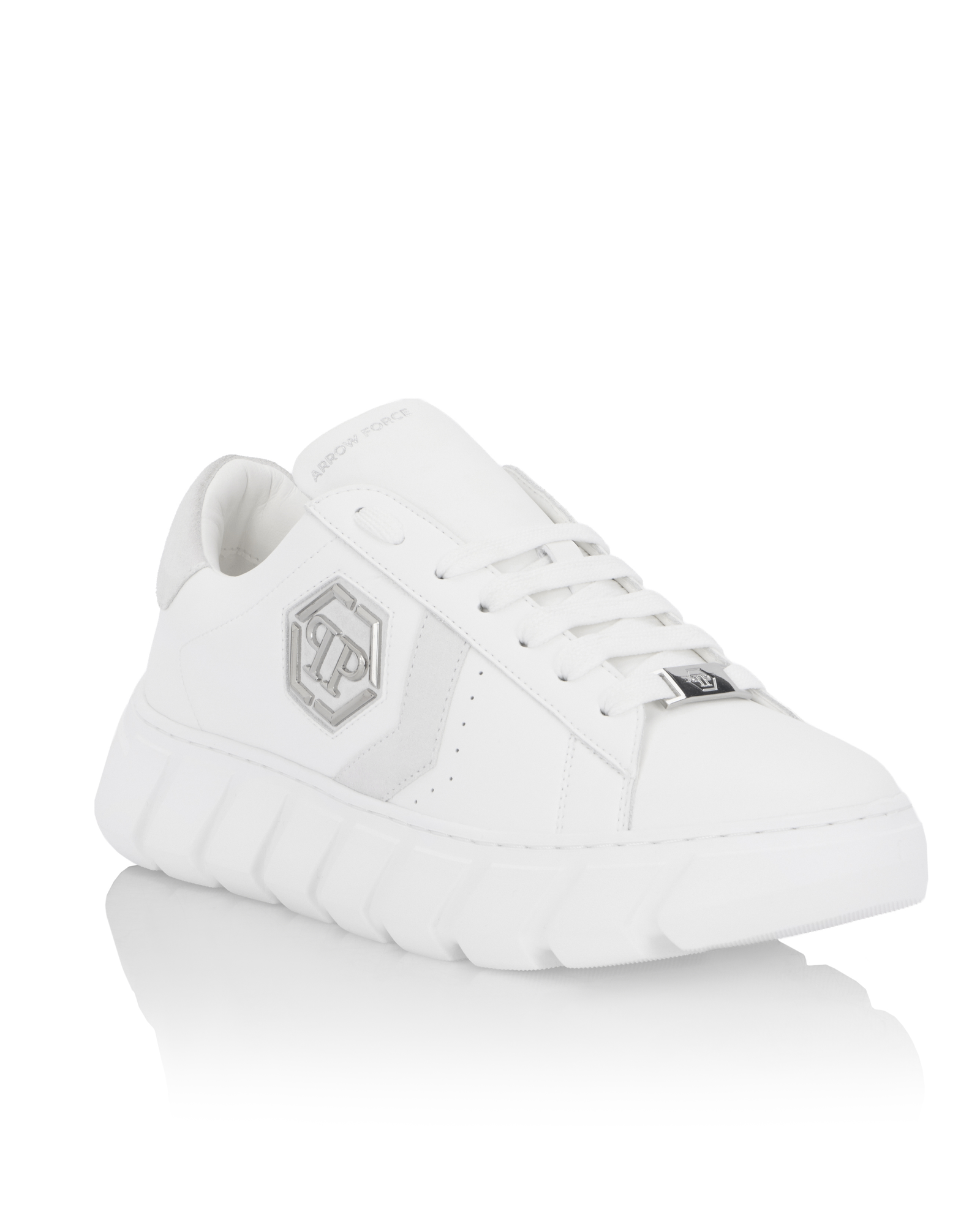 Białe sneakersy Hexagon Force - Image #1