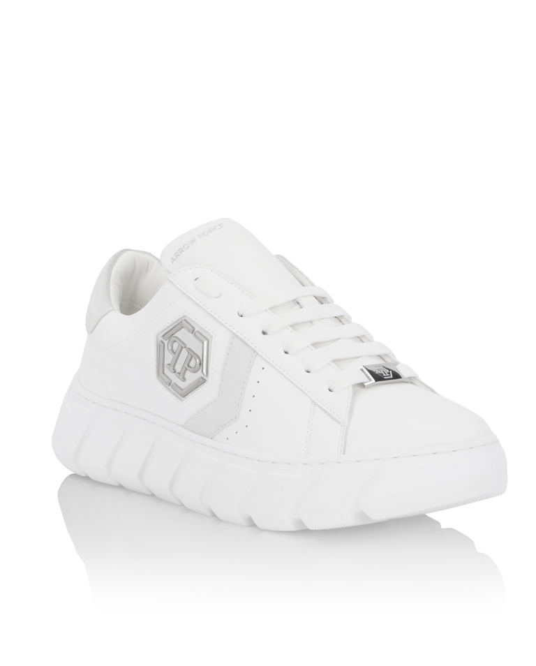 Białe sneakersy Hexagon Force