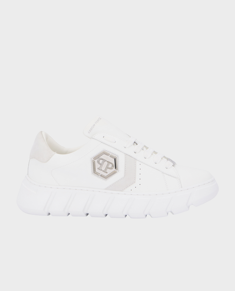 Białe sneakersy Hexagon Force