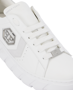 Białe sneakersy Hexagon Force - Image #6