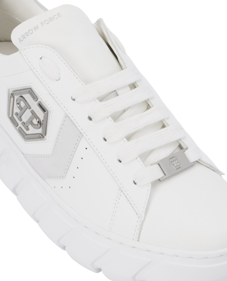Białe sneakersy Hexagon Force - Image #6