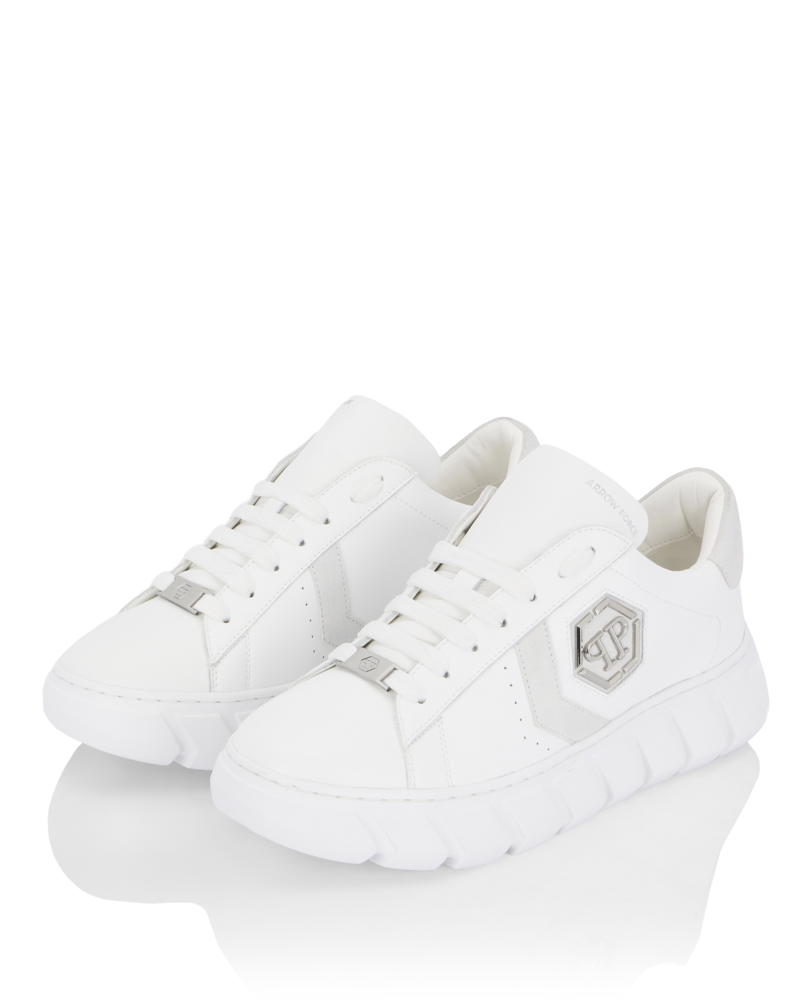 Białe sneakersy Hexagon Force - Image #2