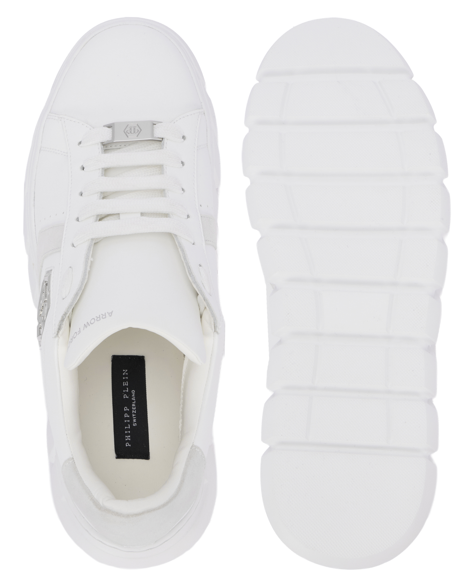 Białe sneakersy Hexagon Force - Image #5