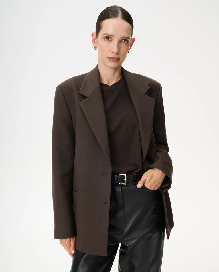 Wełniana marynarka oversize Inez