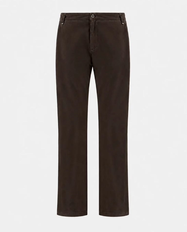 Brązowe spodnie chino
