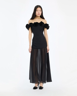 Czarna sukienka maxi - Image #1
