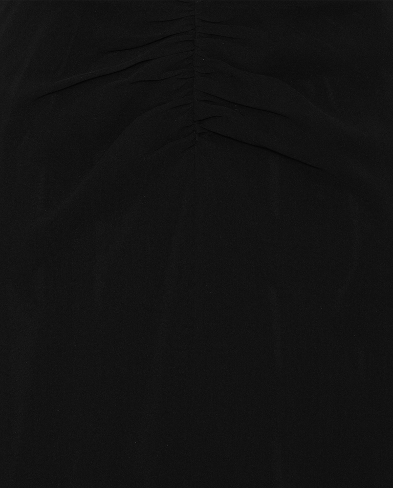 Czarna sukienka maxi z koronką - Image #4